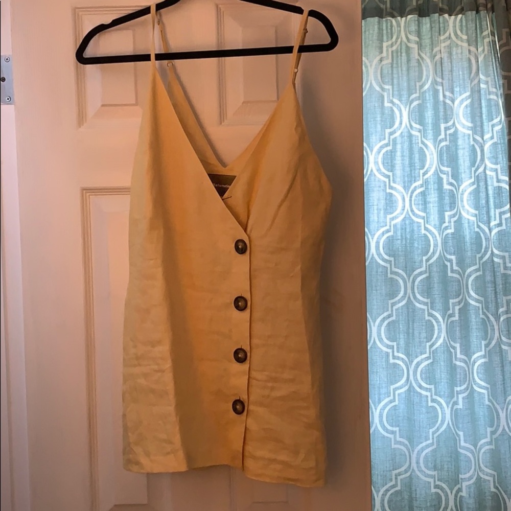 Reformation Button Dress